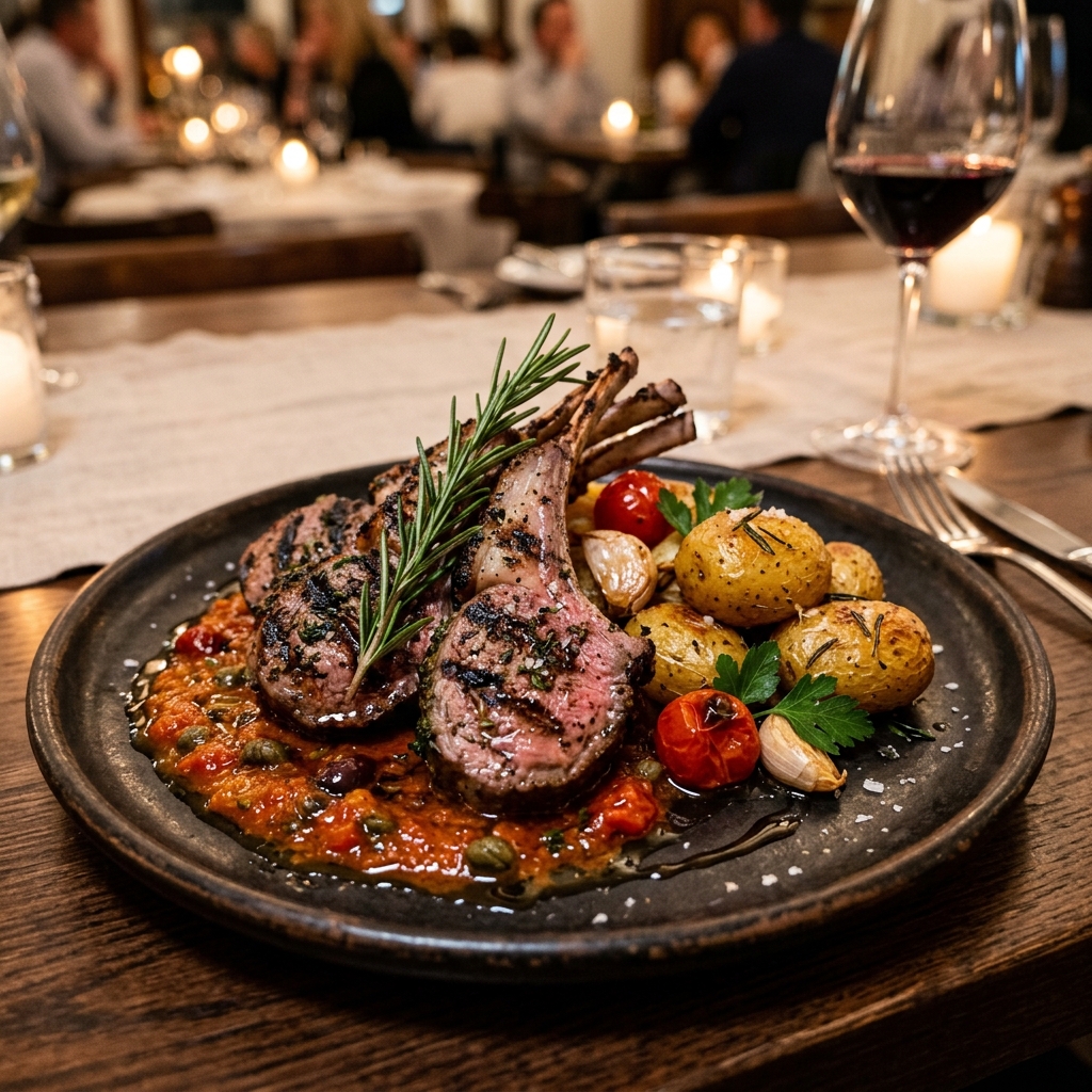 Herb-Crusted Lamb
